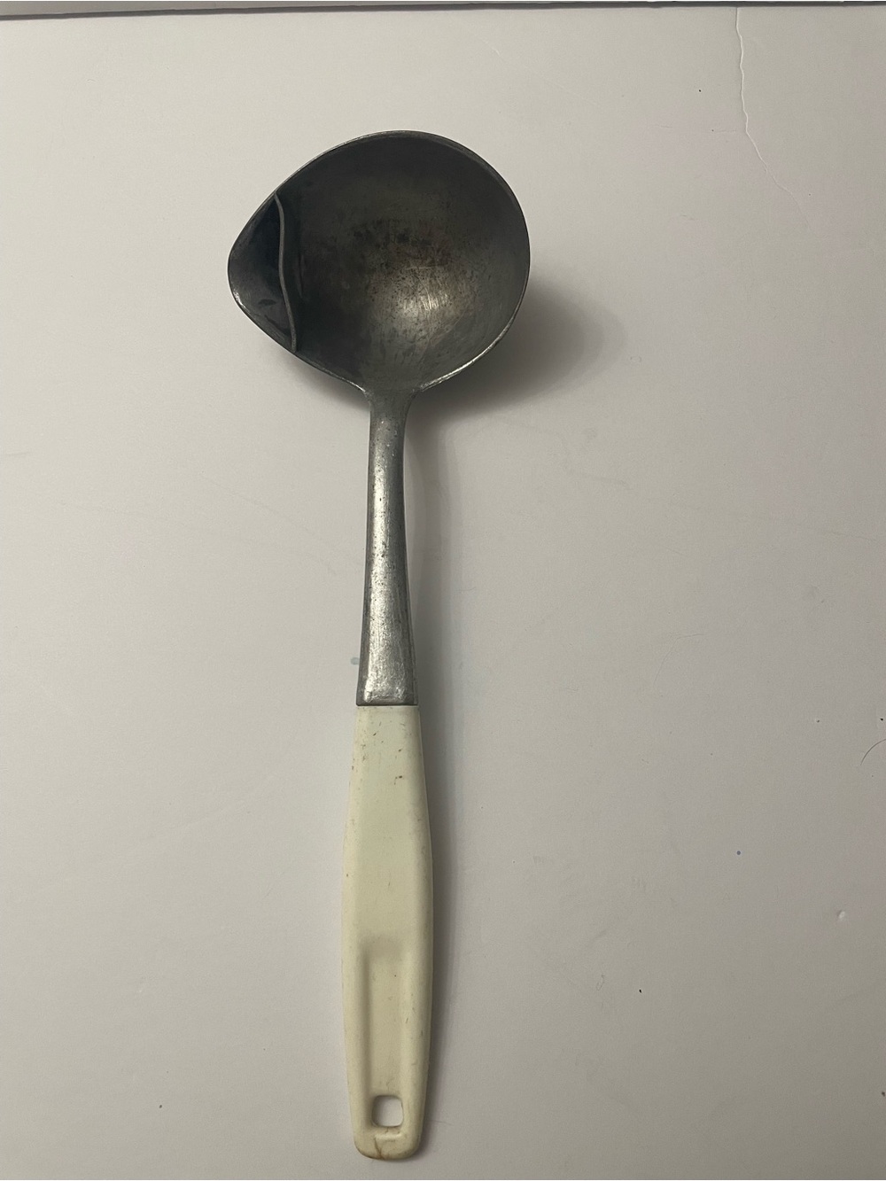 Vintage Retro Kitchen Utensil Lipped Ladle Sauce Spoon Made in Japan